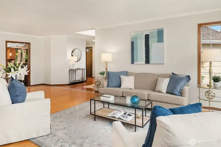 Spacious Sun Lite Living Room