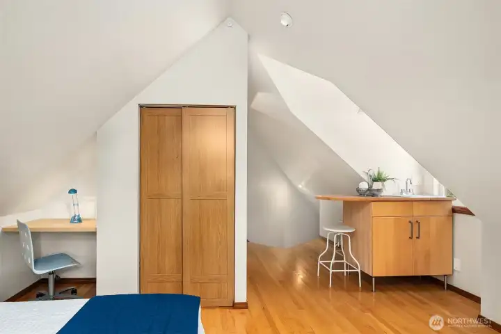 ADU - Bedroom #5 - with Kitchenette - Above the Garage