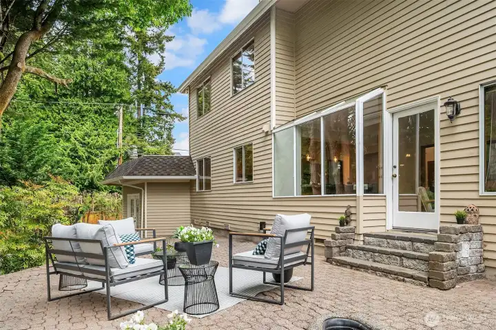 Back Yard Patio - Surrounded by Nature