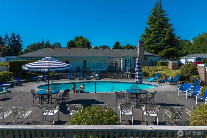 Community pool is great all summer long