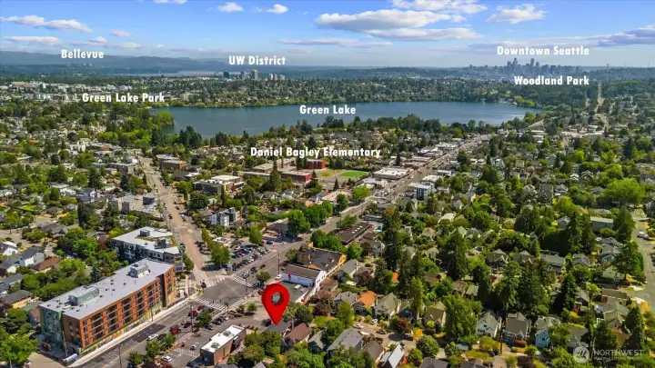 Stroll or ride to Green Lake.