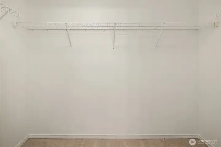 Walk-In Closet off the Primary Bathroom