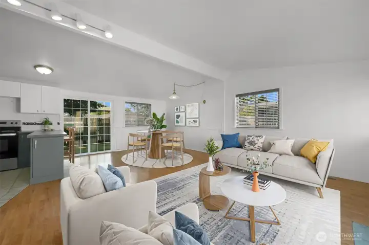 VIRTULLY STAGED living room