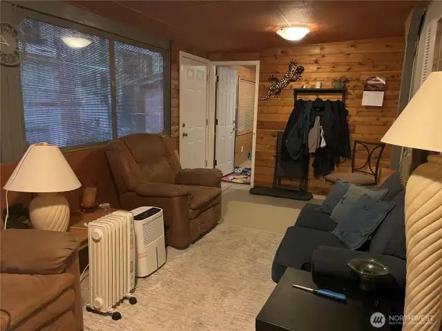 The add-a-room is very cozy! More sleeping quarter possibilities!