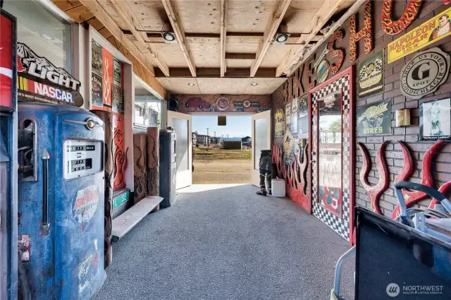 Entry is in the breezeway between the garage & house