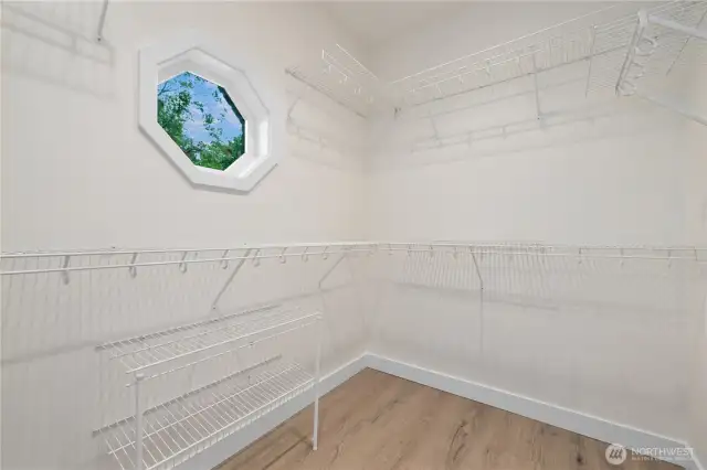 Primary closet