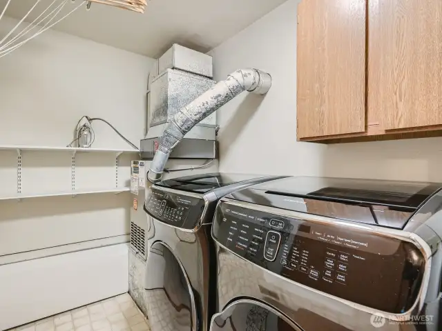 GOOD SIZED LAUNDRY ROOM DOWSTAIRS.  ALL APPLIANCES COME WITH THE HOME!