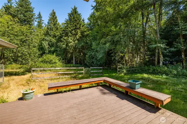 Deck off primary bedroom