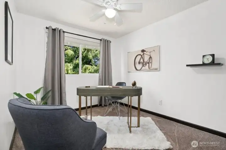 Bedroom #4 is more intimate and would make a great office or guest room if desired.