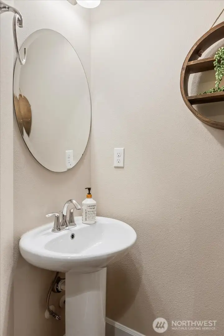 Main floor powder room