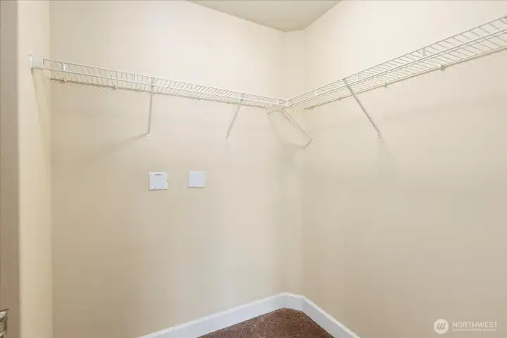 primary walk-in closet
