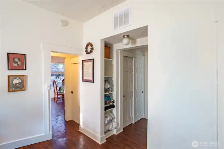 View to living/dining room from Primary