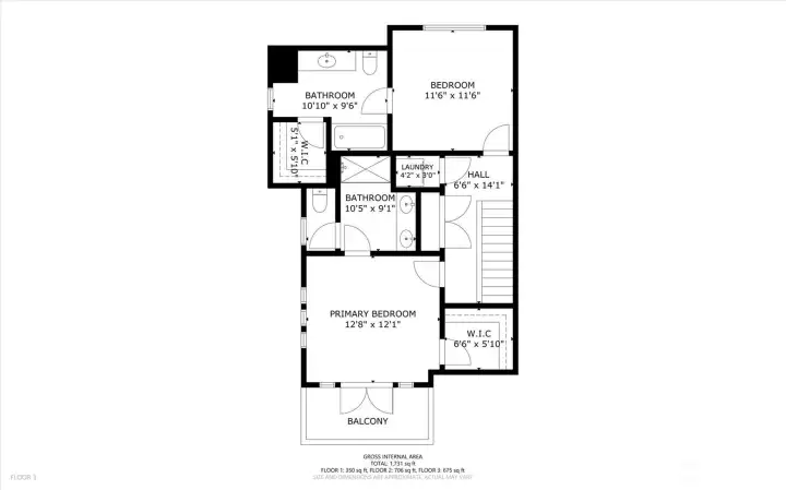 Open concept main floor with living, dining, kitchen, and powder bath.