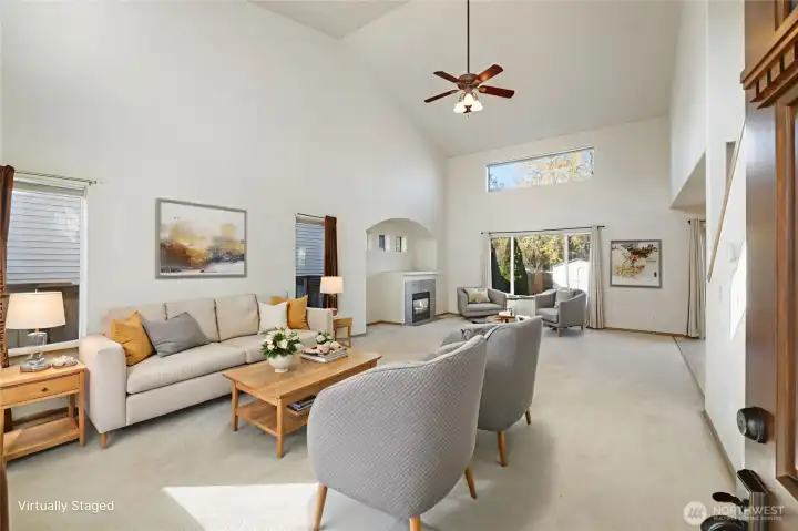 Vaulted Ceilings  Virtually Staged