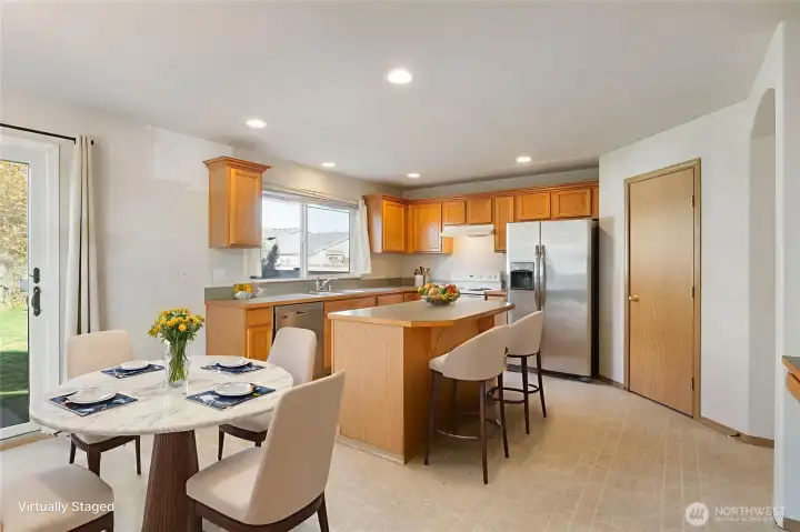 Dining Room  Virtually Staged