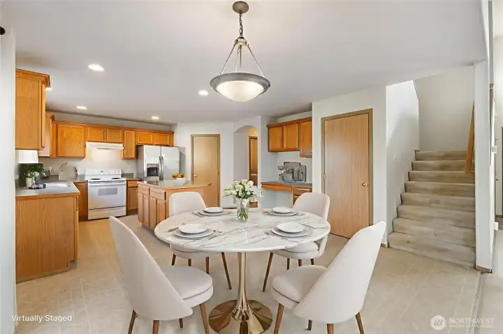 Dining Room  Virtually Staged