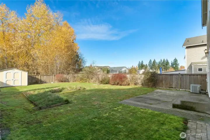 Large, Private Back Yard