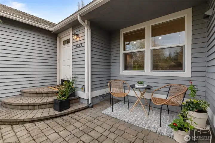Sip your morning coffee on this sweet patio while birds chirp overhead - you'll love how peaceful this neighborhood is!