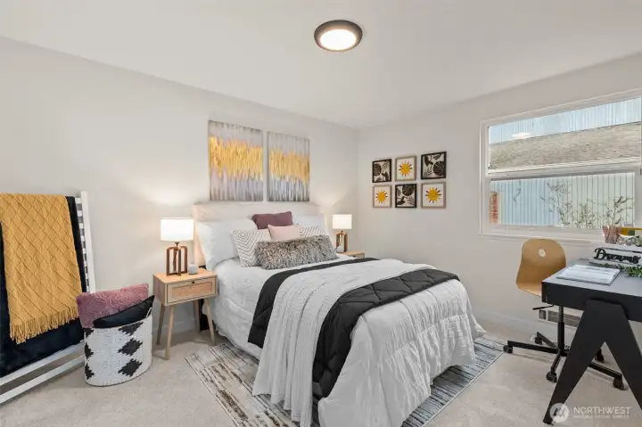 Second bedroom - nice and spacious!