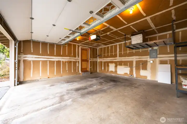 double car attached garage