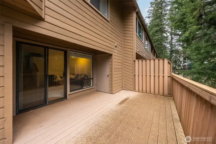 deck off kitchen