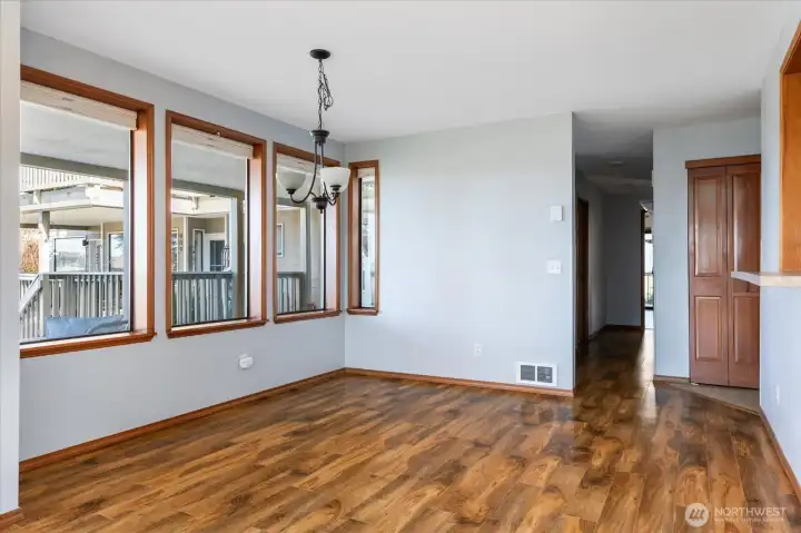 Dining room, from Living room