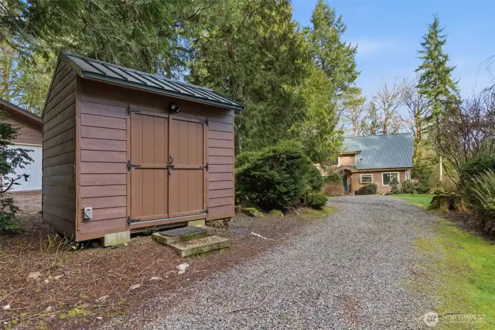 Well house plus storage.