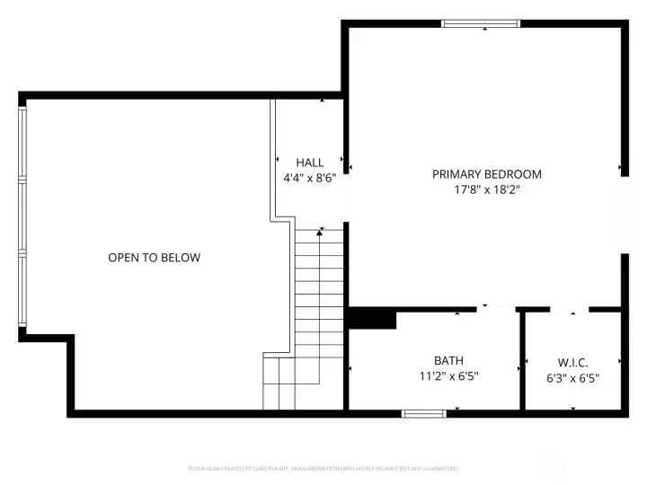 Upper Floor with Primary Ensuite Bath
