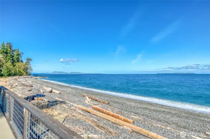 Looking west to the Land Bank Preserve
