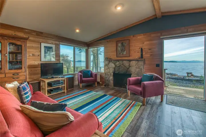 Vacation rental living room