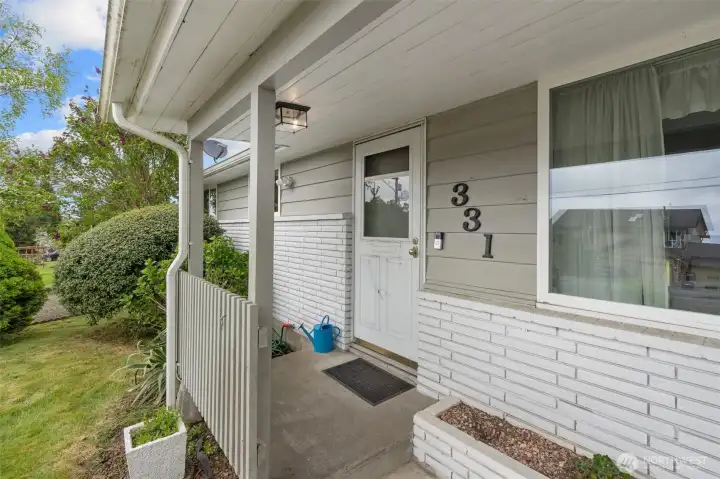 Covered Front Entry