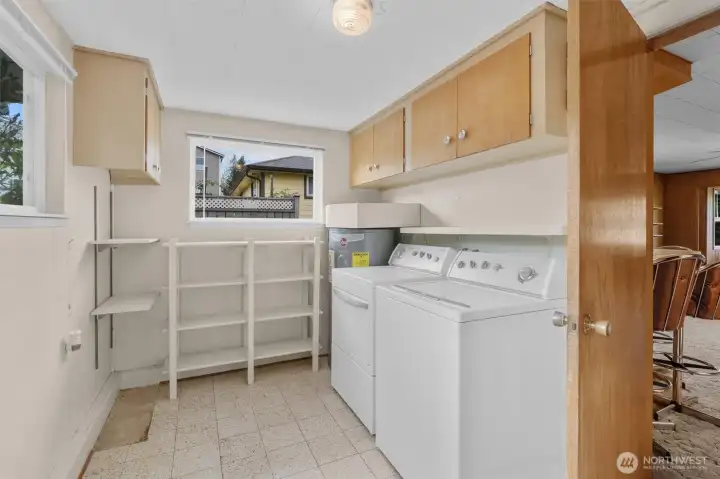 Laundry Room with Plenty of Storage