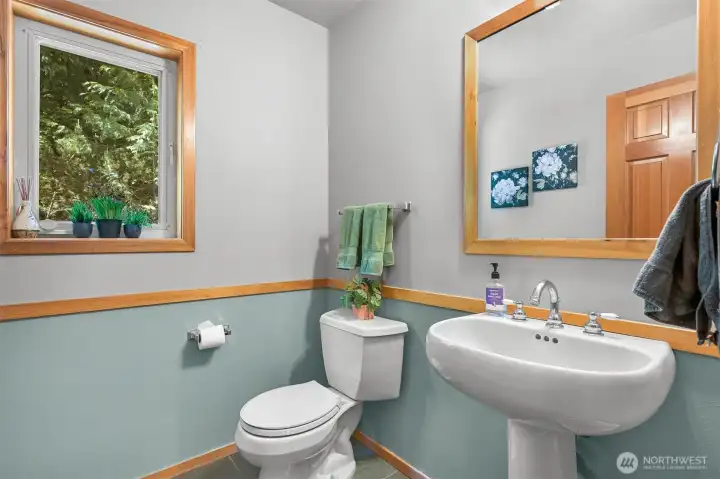 Main floor half bath
