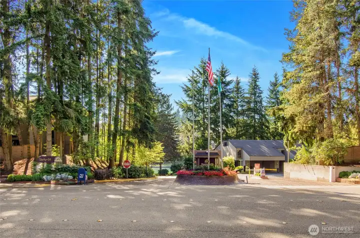 Entrance to the complex. Take first right to condo.