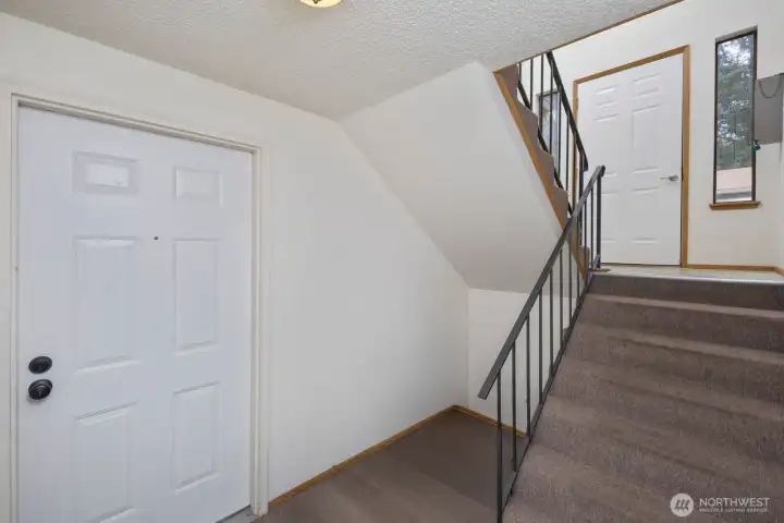 Down the stairs - you will find A-103!