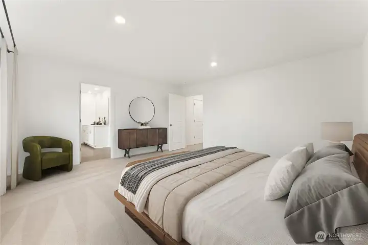 Your sanctuary at home!  Picture for representational purposes only, colors and features may vary.