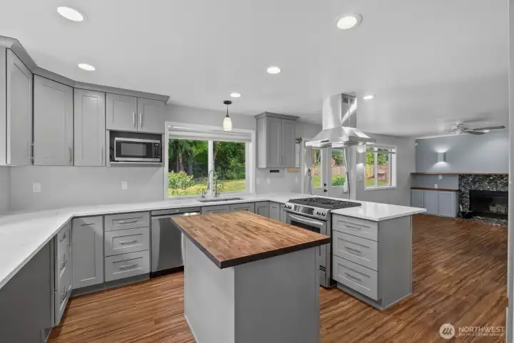 Fully remodeled kitchen