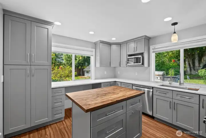 Fully remodeled kitchen