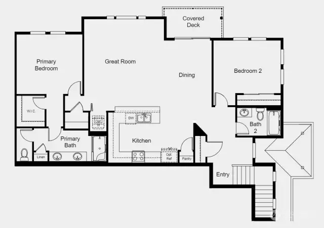 Floor Plan - Unit 304