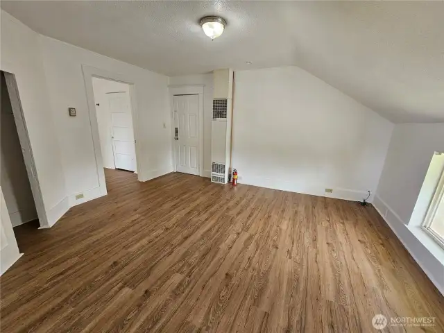 This is Unit B w/ Entry into Living Area