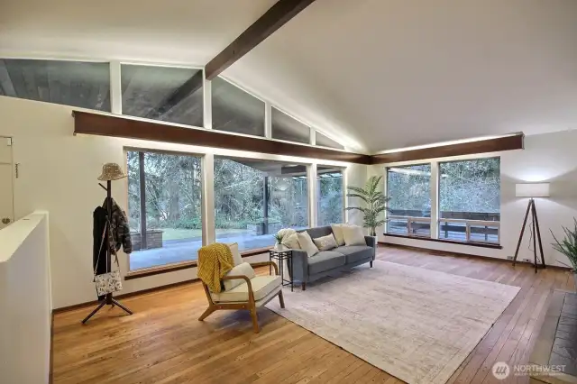 Gorgeous hand-laid hardwood floors and millwork!