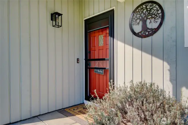 South facing front door