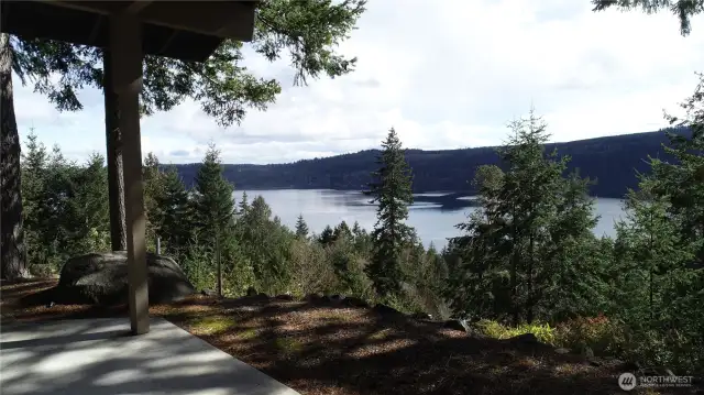 View from deck off Master slider.