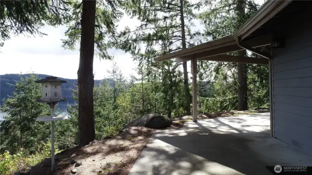 View from sidewalk looking North.