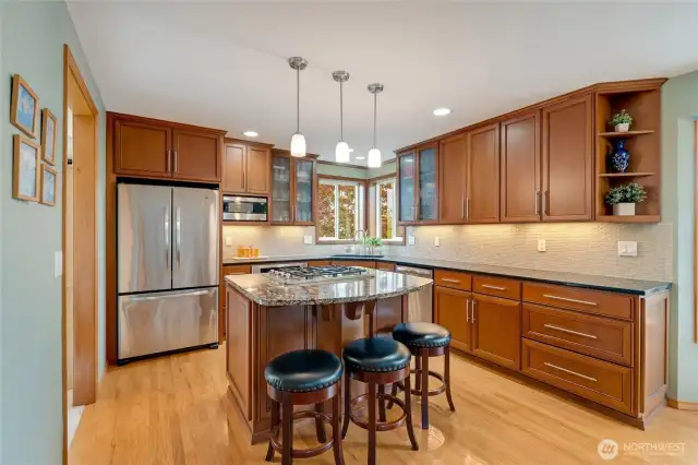 Big, gourmet kitchen