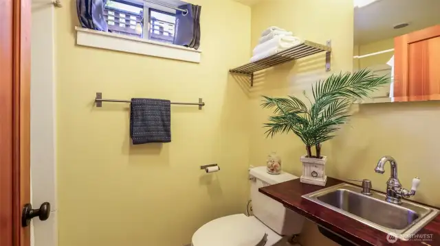 3/4 bathroom in lower level