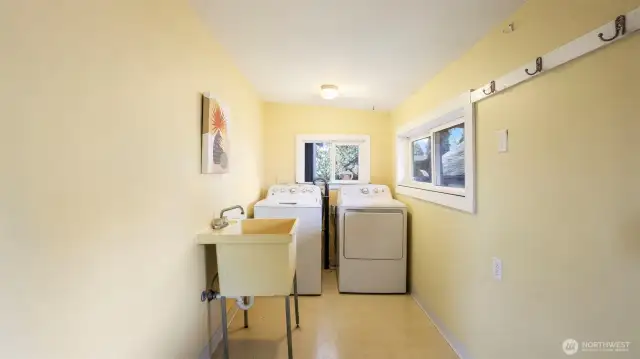 Utility room on main floor