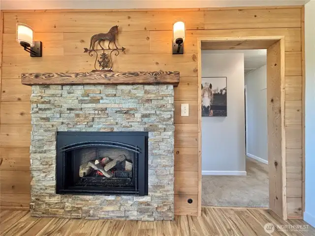Cozy winter evenings are calling with this new gas fireplace.