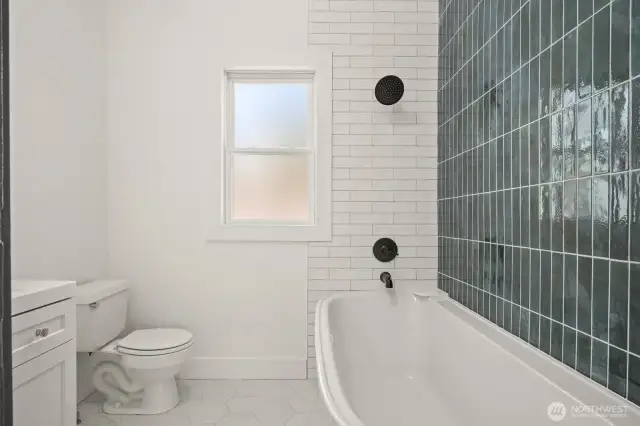 fully remodeled bathroom