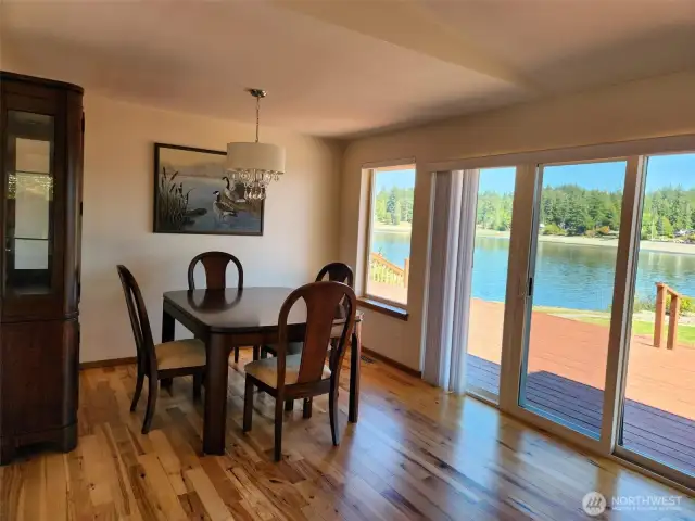 The view from the dining room